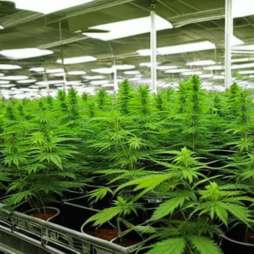 Prompt: picture of indoor marijuana cultivation