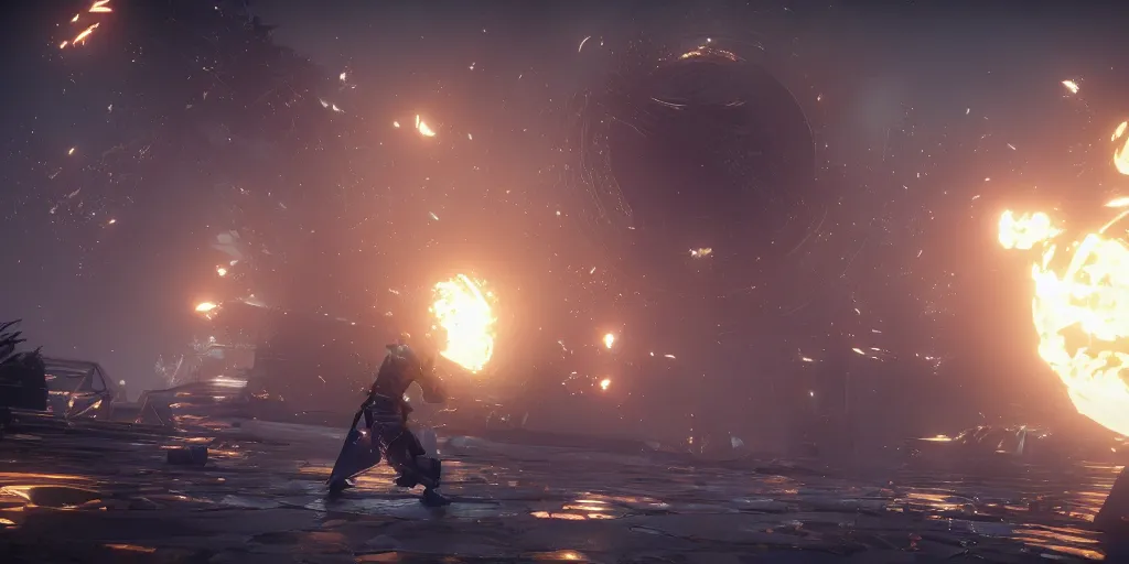 Prompt: destiny 2 the final shape the witness the darkness raid boss, gameplay screenshot, official trailer, video walkthrough 4 k