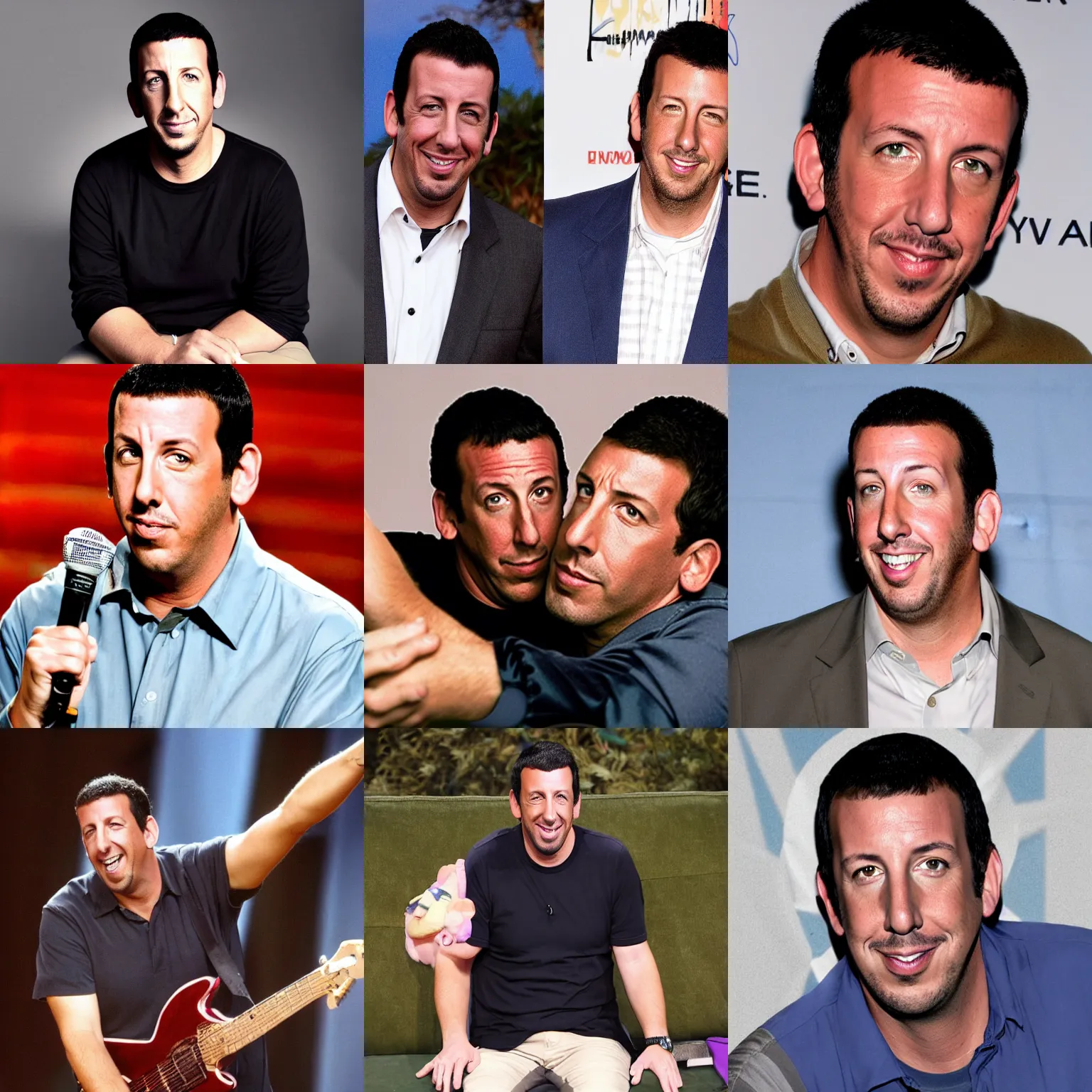 Prompt: a picture of adam sandler