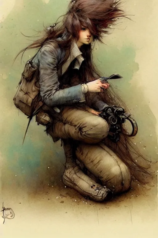 Image similar to (((((2050s Johnn 5 . muted colors.))))) by Jean-Baptiste Monge !!!!!!!!!!!!!!!!!!!!!!!!!!!