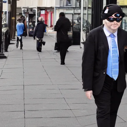 Prompt: Man With Eye Patch In Town For...Business