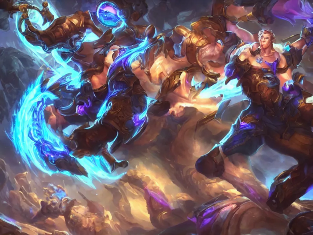 Prompt: mark zuckerberg as a character in the game league of legends, art by jessica oyhenart