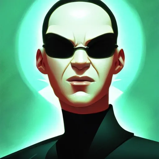 Image similar to face icon stylized minimalist the matrix, loftis, cory behance hd by jesper ejsing, by rhads, makoto shinkai and lois van baarle, ilya kuvshinov, rossdraws global illumination