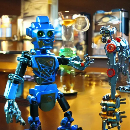 Image similar to bionicle and beer