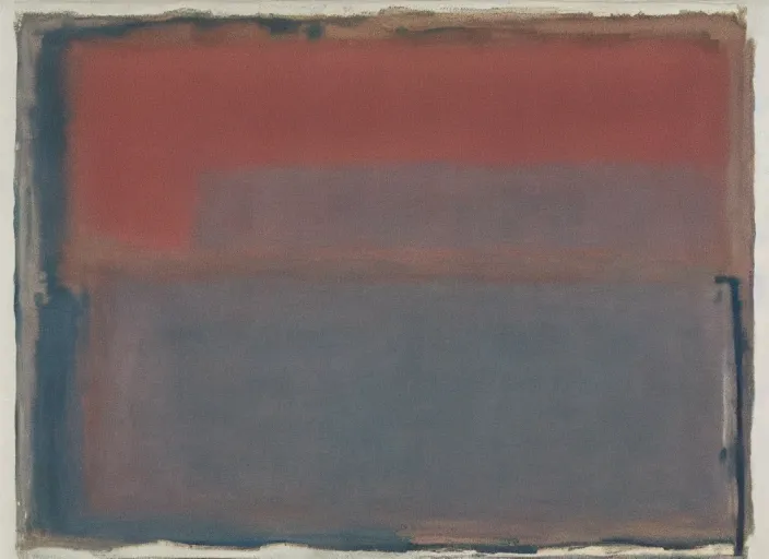 Image similar to newly discovered trove of works by rothko in a surprisingly bright style as yet unknown to critics and the public, evidence photography