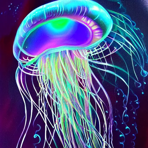 Iridescent Jellyfish