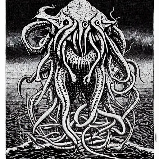 Image similar to Cthulhu by Dan Hillier