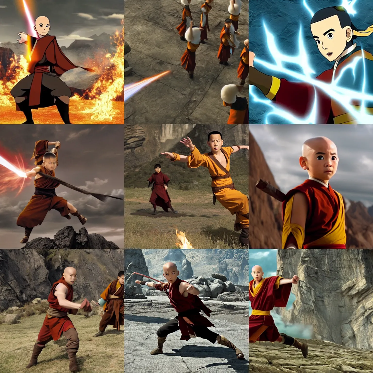 Prompt: a film still from the last airbender ( 2 0 1 0 )
