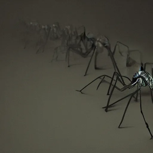 Prompt: Horrifying giant bugs in a small cramped dark room, ominous, 4K, high octane,