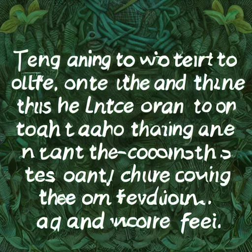 Prompt: being a self aware consciousness. This the unity and being one with nature. Nature and the land is one. It is one thing. You have all this tribal in you that’s causing this separation and split. The other that’s within you, this is one, and so it feels good. It’s coming into form.