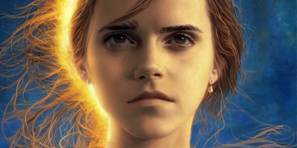 Surreal. Vivid. Emma Watson as Hermione Granger. | Stable Diffusion ...