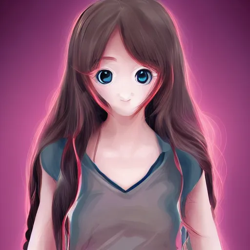 Image similar to portrait of a cute beautiful girl holding a balisong, anime digital art,