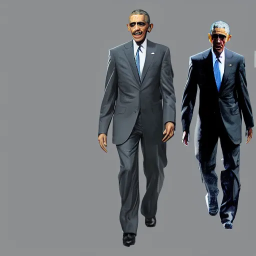 Image similar to obama in matrix style photorealistic