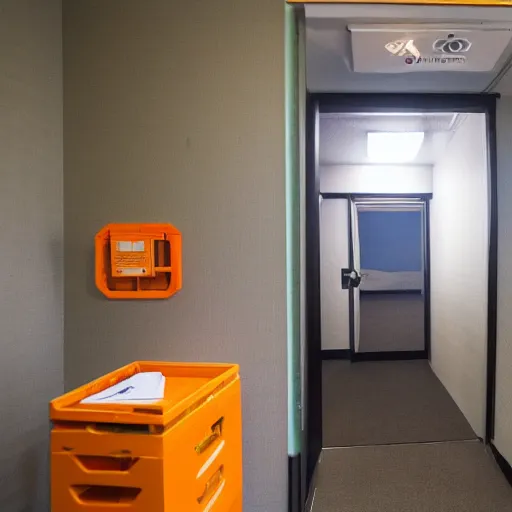 Image similar to bee using orange inmate suite