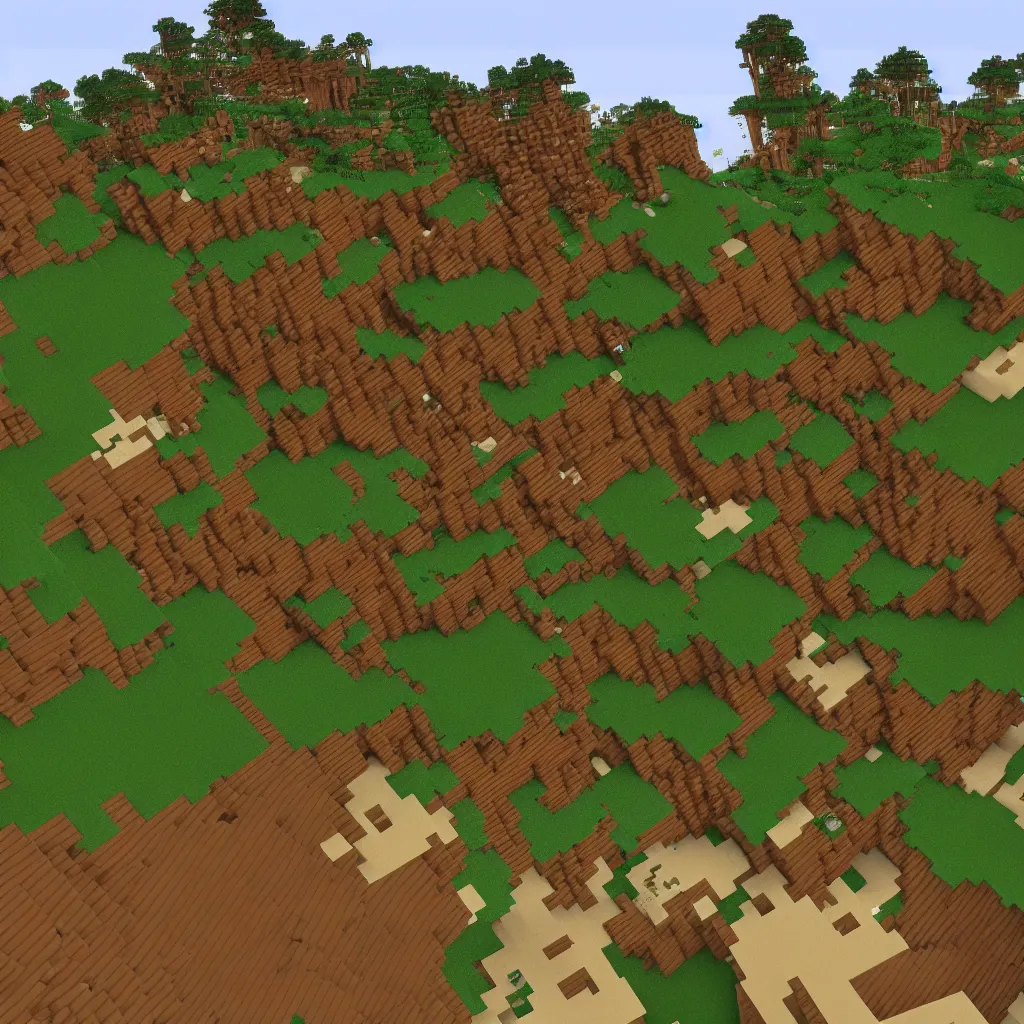 Image similar to ! dream the farlands in minecraft