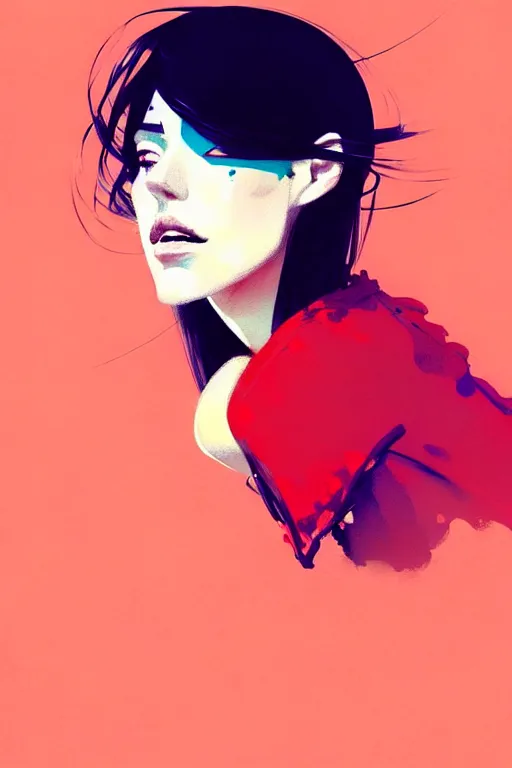 Image similar to a ultradetailed beautiful portrait panting of a stylish woman sitting on a chair, by conrad roset, greg rutkowski and makoto shinkai, trending on artstation