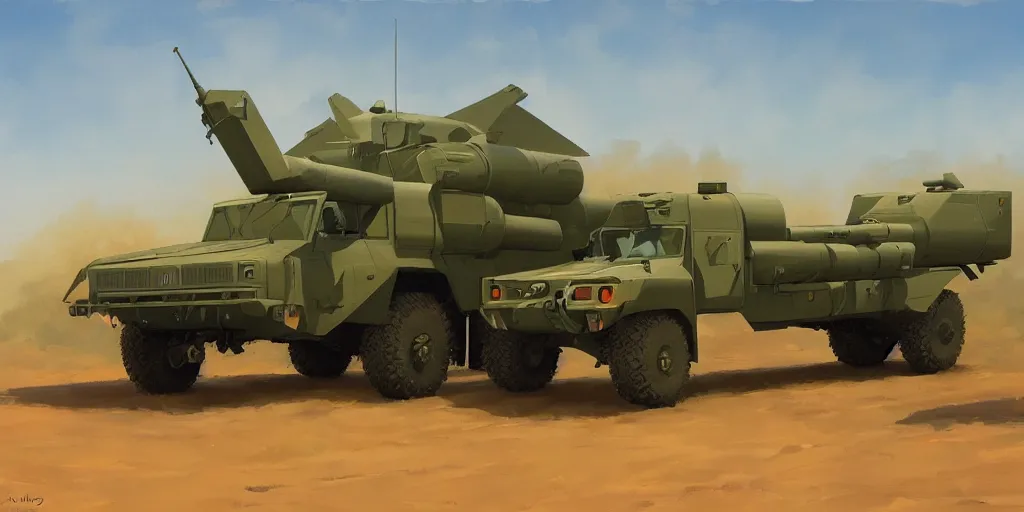 Image similar to one hundred percent accurate image of the himars vehicle by rhads