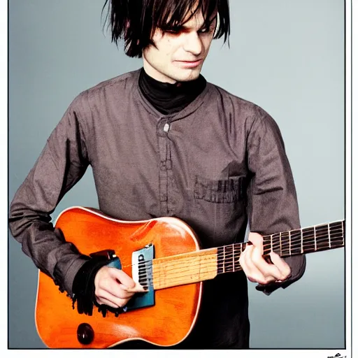 Prompt: Jonny Greenwood as a robot