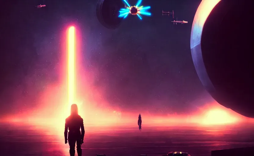 Prompt: the end, epic composition, beautiful lighting, hdr, artistic, cinematic design, by beeple and star wars