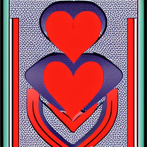 Image similar to jack of heart card futuristic ultrarealistic center of card blank background