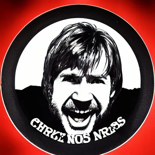 Image similar to chuck roast norris, food photo of chuck norris face on chuck roast