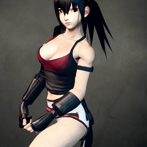 Image similar to Tifa Lockhart from Final Fantasy VII Remake (2020)