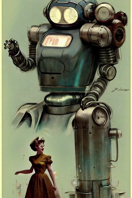 Image similar to ( ( ( ( ( 1 9 5 0 s retro future android robot carnival. muted colors. childrens layout, ) ) ) ) ) by jean - baptiste monge,!!!!!!!!!!!!!!!!!!!!!!!!!