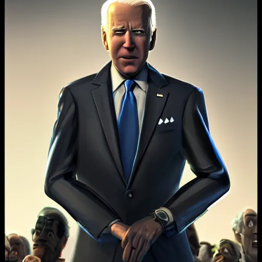 Image similar to joe biden charicature, dramatic lighting, cinematic, establishing shot, extremly high detail, photorealistic, cinematic lighting, artstation, style by disney pixar