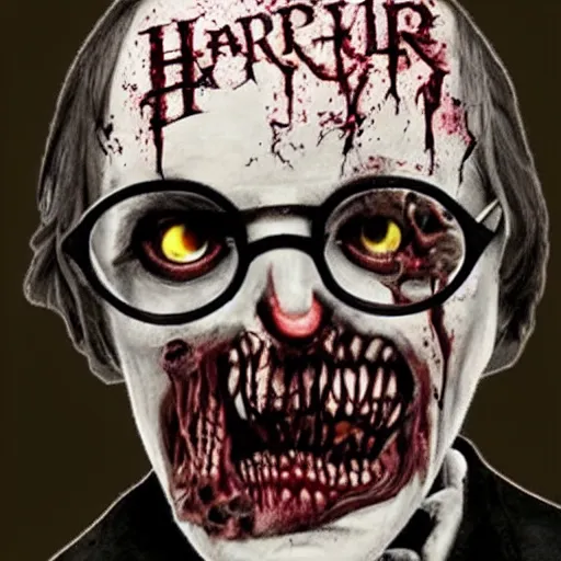 Image similar to zombie harry potter