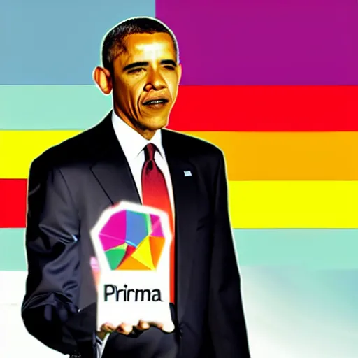 Image similar to obama prism