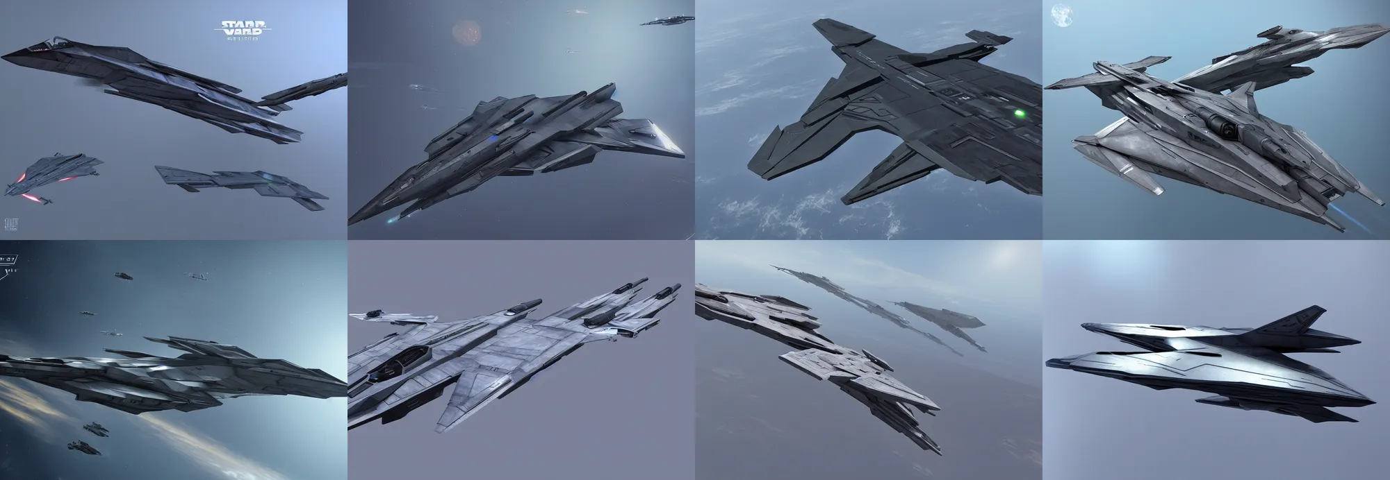 a sleek spaceship fighter inspired by f15, star | Stable Diffusion ...