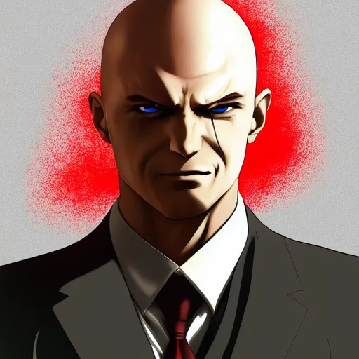 Prompt: portrait of agent 4 7, anime fantasy illustration by tomoyuki yamasaki, kyoto studio, madhouse, ufotable, trending on artstation