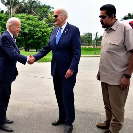 Image similar to Biden meeting Nicolás Maduro