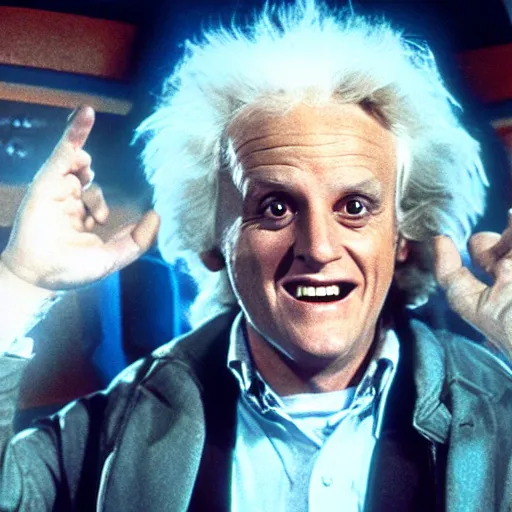 Image similar to doctor emmett brown