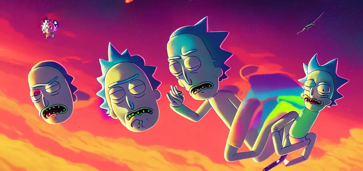 Rick and Morty Desktop Background - Creativity post - Imgur
