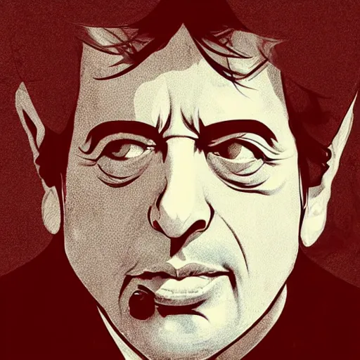 Image similar to a study of cell shaded portrait of Al Pacino concept art, llustration, post grunge, concept art by josan gonzales and wlop, by james jean, Victo ngai, David Rubín, Mike Mignola, Laurie Greasley, highly detailed, sharp focus, alien, Trending on Artstation, HQ, deviantart, art by artgem