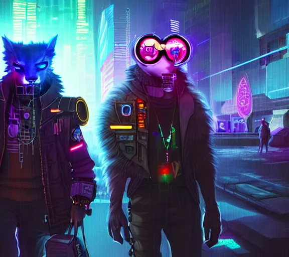 Image similar to high - resolution photograph from a cyberpunk era furry fandom convention ( midwest furfest 2 0 4 7 ), taking place after the genetic revolution and quantum singularity. photorealistic.