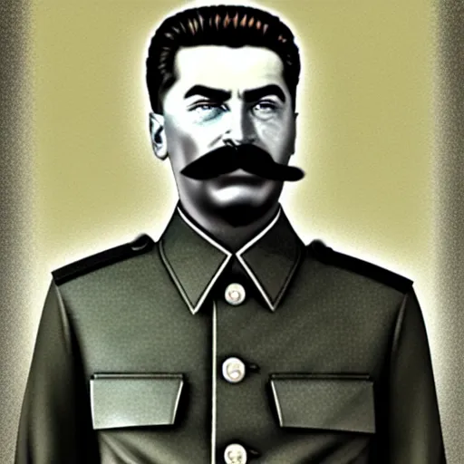 Prompt: Gigachad Joseph Stalin, hd 4k digital art
