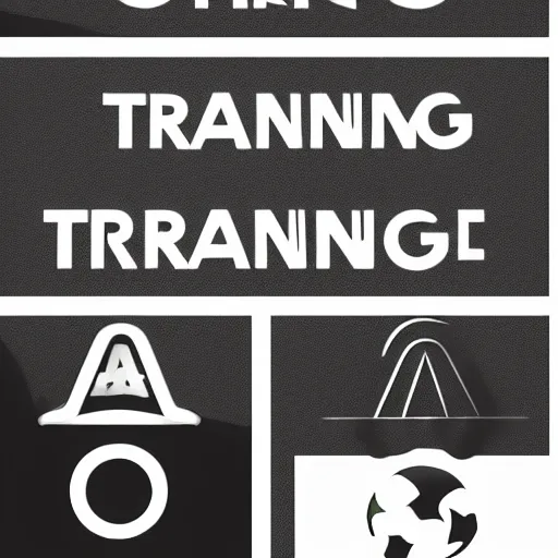 Image similar to webdesign logo for training site company, black and white