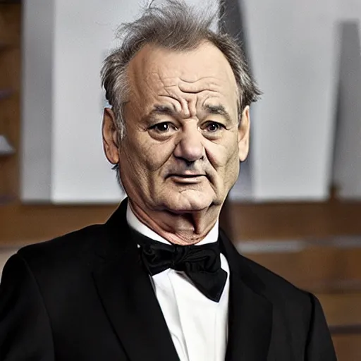 Prompt: bill murray is batman