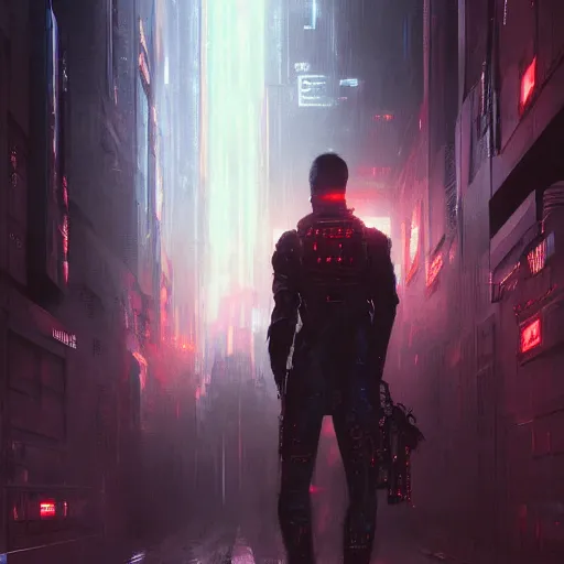 Image similar to neuromancer, evil ai, cyberpunk, dramatic light, high contrast, sharp, painted by stanley lau, painted by greg rutkowski, painted by stanley artgerm, digital art, trending on artstation