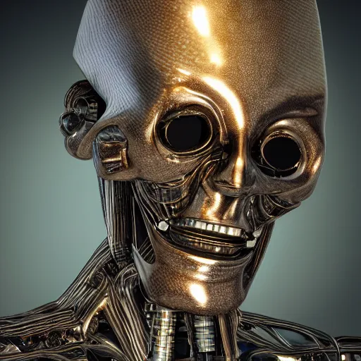 Image similar to cybernetic head, cybernetic arms, cybernetic legs, cosmic scary, 8 k textured, sharp, super fine details, ultra realistic, cinematic lighting