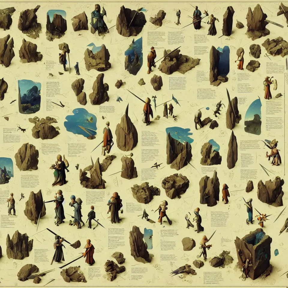 Prompt: sword game icon design concept art reference sheet white background, close up, very coherent and colorful high contrast masterpiece by norman rockwell franz sedlacek hieronymus bosch dean ellis simon stalenhag rene magritte gediminas pranckevicius, dark shadows, sunny day, hard lighting