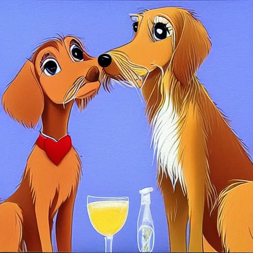 Image similar to kevin heart and melissa mcarthy lady and the tramp spaghetti, human, highly detailed, realistic style