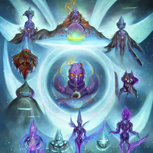 Image similar to fantasy cosmic concept art of the Universes child