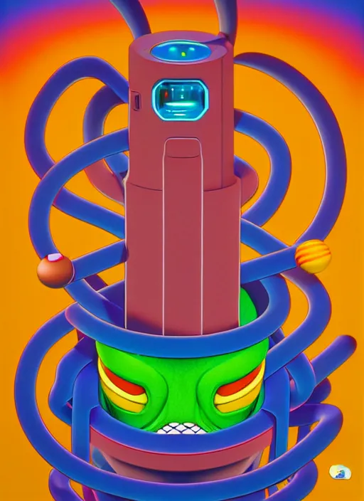 Image similar to yugioh pot of greed of greed by shusei nagaoka, kaws, david rudnick, airbrush on canvas, pastell colours, cell shaded, 8 k
