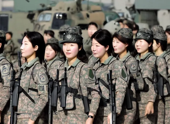 Image similar to female south korean counterterrorist unit 7 0 7 th special mission group