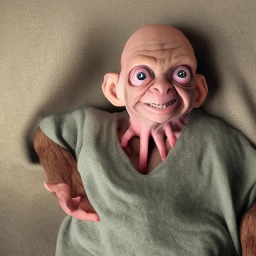 Prompt: Baby Gollum