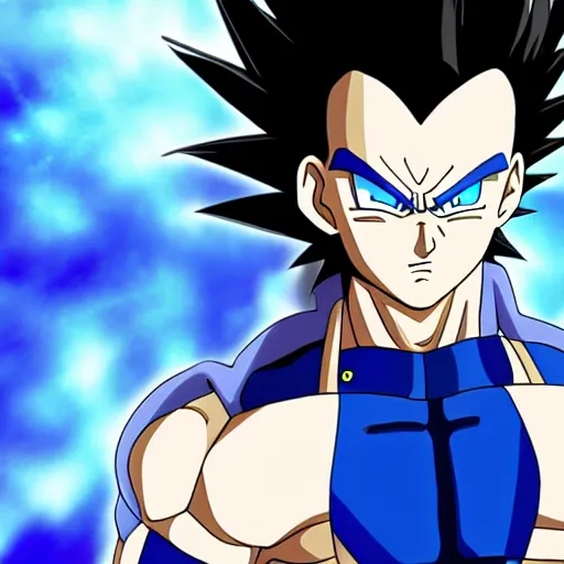 Image similar to fusion of sasuke and vegeta, anime, 4 k