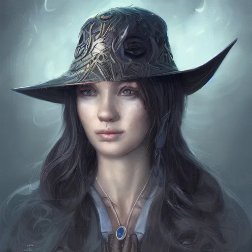 Prompt: a portrait of shannon moon as a wizard, urban motifs, intricate, elegant, highly detailed, digital painting, trending on artstation, concept art, smooth sharp focus, illustration, art by artgerm and greg rutkowski